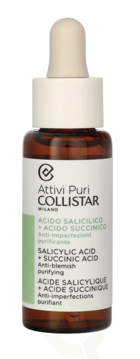 Collistar Attivi Puri Salicylic Acid + Succinic Acid 30 ml i gruppen HELSE OG SKJØNNHET / Hudpleie / Ansikt / Hudserum hos TP E-commerce Nordic AB (C62890)