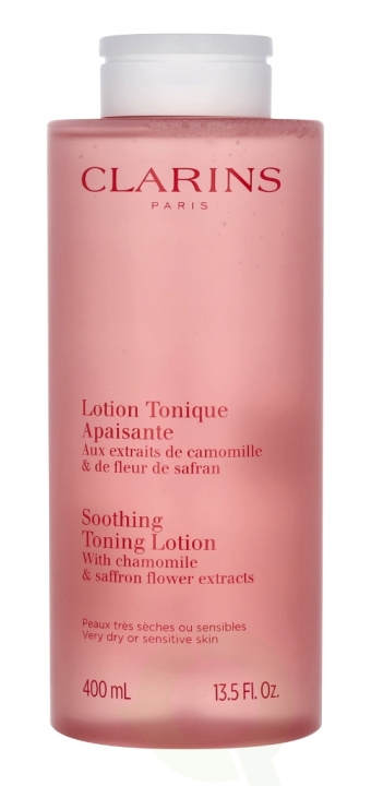 Clarins Soothing Toning Lotion 400 ml i gruppen HELSE OG SKJØNNHET / Hudpleie / Ansikt / Rengjøring hos TP E-commerce Nordic AB (C63448)