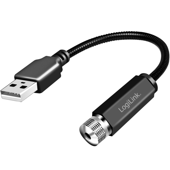 LogiLink LED Starlight 6st ljusmönster USB-A i gruppen Bil / Tilbehør / Accessories / 12 volt tilbehør hos TP E-commerce Nordic AB (C64540)