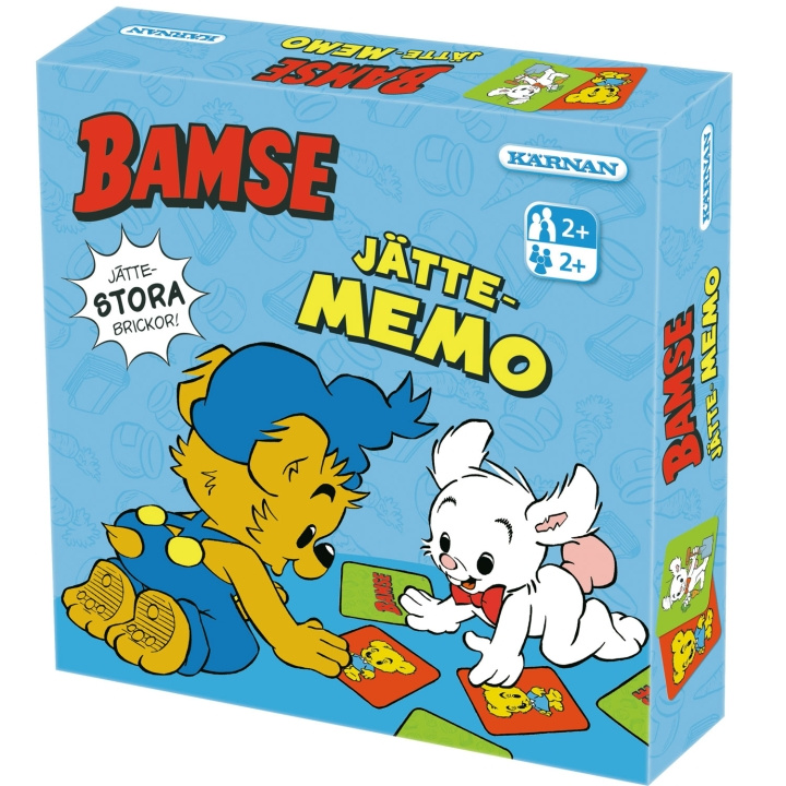 Kärnan Bamse Jättememo i gruppen LEKER, BARN OG BABY / Leker / Brettspill / Barnespill hos TP E-commerce Nordic AB (C64555)