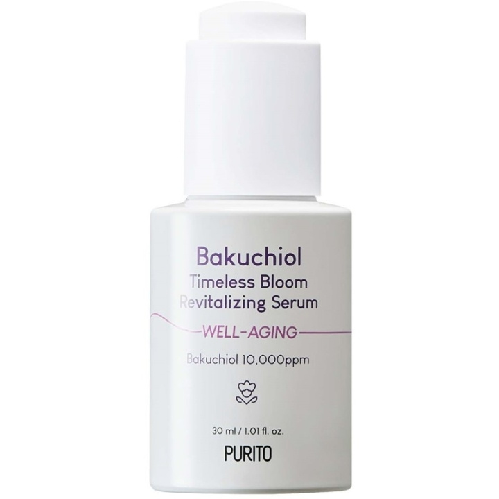 Purito Bakuchiol Timeless Bloom Revitalizing Serum 30ml i gruppen HELSE OG SKJØNNHET / Hudpleie / Ansikt / Hudserum hos TP E-commerce Nordic AB (C64595)