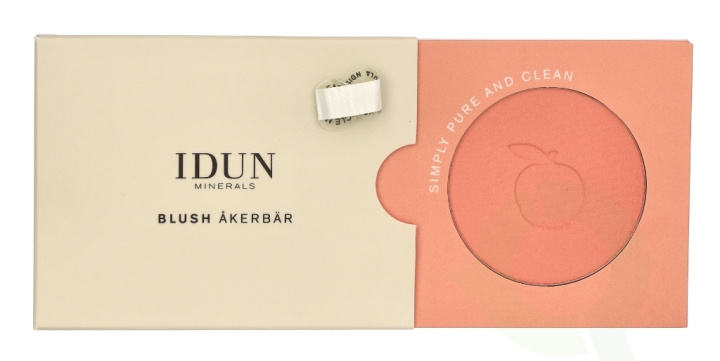 Idun Minerals Pressed Blush 5 g Akerbar i gruppen HELSE OG SKJØNNHET / Makeup / Makeup ansikt / Contour/Highlight hos TP E-commerce Nordic AB (C64790)