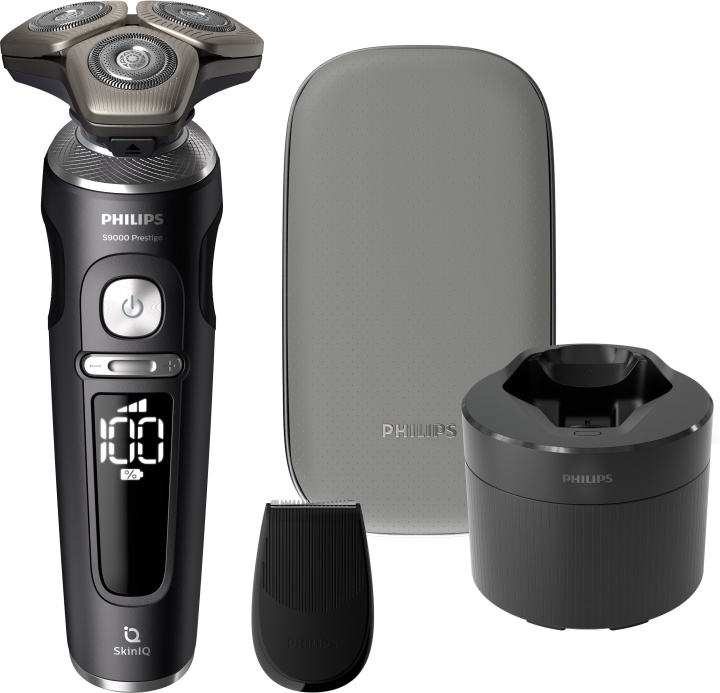 Philips S9000 Prestige SP9840/32 shaver with cleaning station i gruppen HELSE OG SKJØNNHET / Hår & styling / Barbering og trimming / Barbermaskiner hos TP E-commerce Nordic AB (C64871)