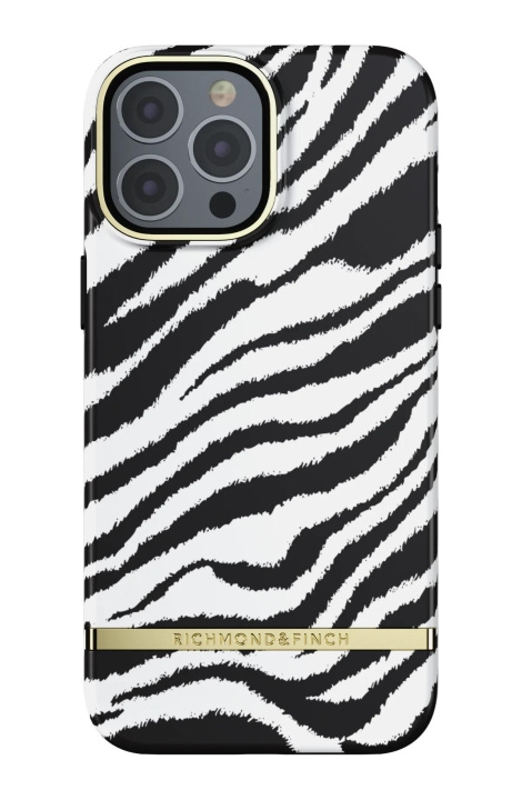 Richmond & Finch iPhone 13 Pro Max Freedom-etui, Zebra i gruppen SMARTTELEFON & NETTBRETT / Mobilbeskyttelse / Apple / iPhone 13 Pro Max hos TP E-commerce Nordic AB (C64905)