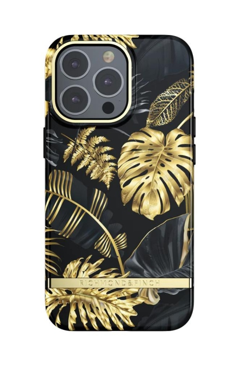 Richmond & Finch iPhone 13 Pro Freedom-etui Golden Jungle i gruppen SMARTTELEFON & NETTBRETT / Mobilbeskyttelse / Apple / iPhone 13 Pro / Deksel hos TP E-commerce Nordic AB (C64927)