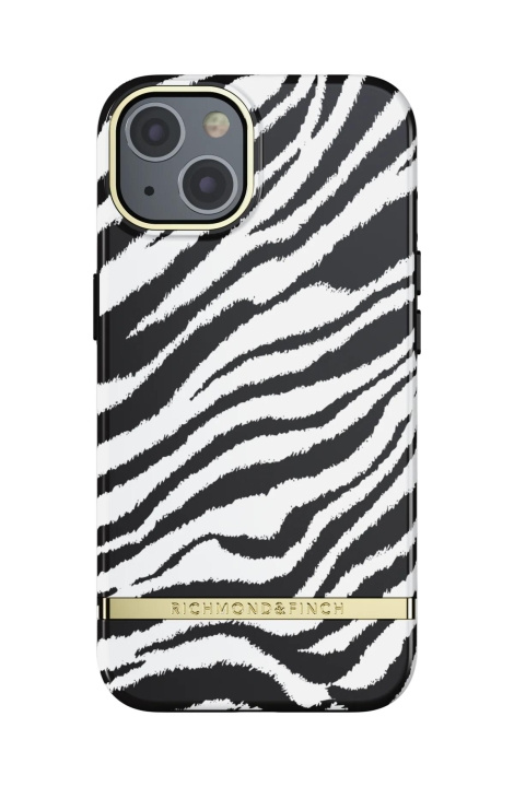 Richmond & Finch iPhone 13 Freedom-etui, Zebra i gruppen SMARTTELEFON & NETTBRETT / Mobilbeskyttelse / Apple / iPhone 13 / Deksel hos TP E-commerce Nordic AB (C64928)