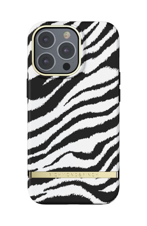 Richmond & Finch iPhone 13 Pro Freedom-etui Zebra i gruppen SMARTTELEFON & NETTBRETT / Mobilbeskyttelse / Apple / iPhone 13 Pro / Deksel hos TP E-commerce Nordic AB (C64929)