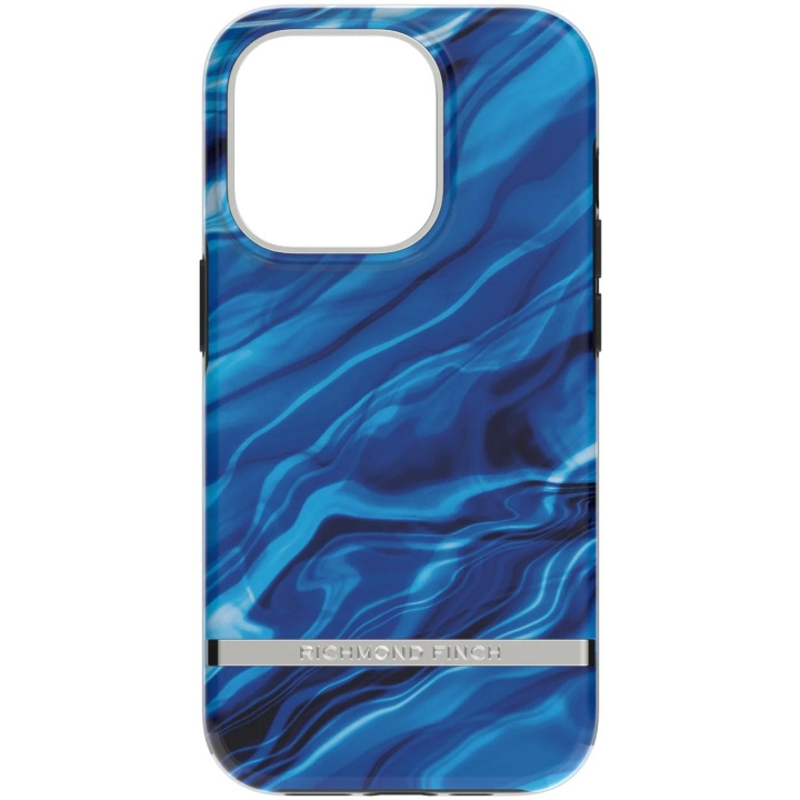 Richmond & Finch iPhone 14 Pro-etui, Blue Waves i gruppen SMARTTELEFON & NETTBRETT / Mobilbeskyttelse / Apple / iPhone 14 hos TP E-commerce Nordic AB (C64940)