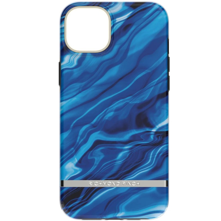 Richmond & Finch iPhone 14 Plus-etui, Blue Waves i gruppen SMARTTELEFON & NETTBRETT / Mobilbeskyttelse / Apple / iPhone 14 hos TP E-commerce Nordic AB (C64941)