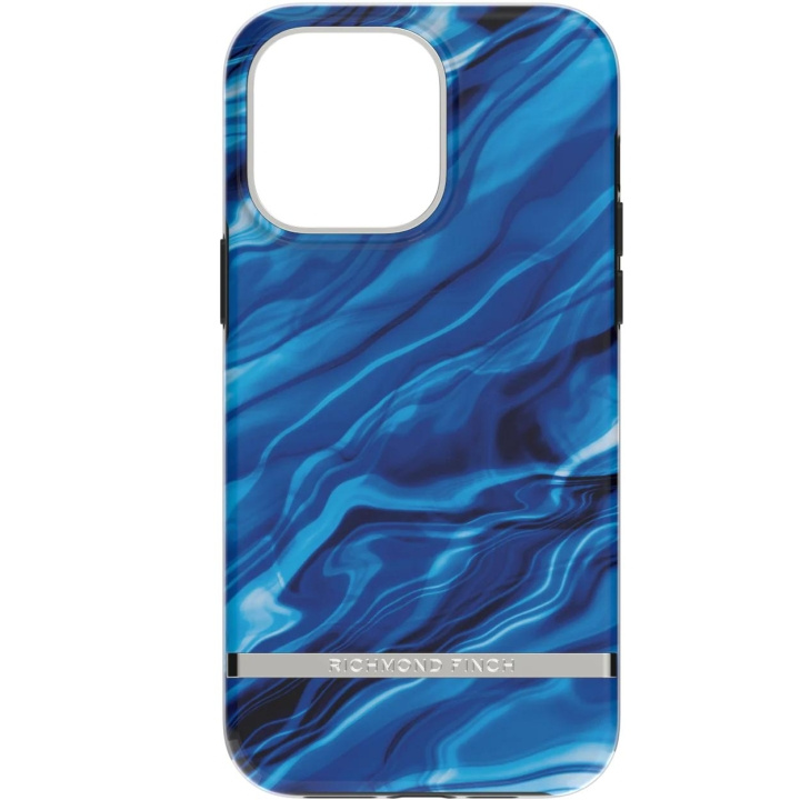 Richmond & Finch iPhone 14 Pro Max-etui, Blue Waves i gruppen SMARTTELEFON & NETTBRETT / Mobilbeskyttelse / Apple / iPhone 14 hos TP E-commerce Nordic AB (C64942)