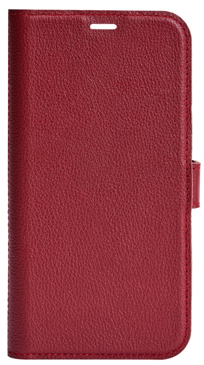 Essentials iPhone 12/12 Pro leather wallet, detachable, Red i gruppen SMARTTELEFON & NETTBRETT / Mobilbeskyttelse / Apple / iPhone 12 hos TP E-commerce Nordic AB (C64983)