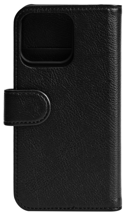 Essentials iPhone 13 PU wallet, detachable, 3 cards, Black i gruppen SMARTTELEFON & NETTBRETT / Mobilbeskyttelse / Apple / iPhone 13 Pro hos TP E-commerce Nordic AB (C65003)