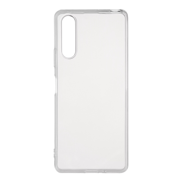 Essentials Sony Xperia 10 IV TPU back cover, Transparent i gruppen SMARTTELEFON & NETTBRETT / Mobilbeskyttelse / Sony hos TP E-commerce Nordic AB (C65023)