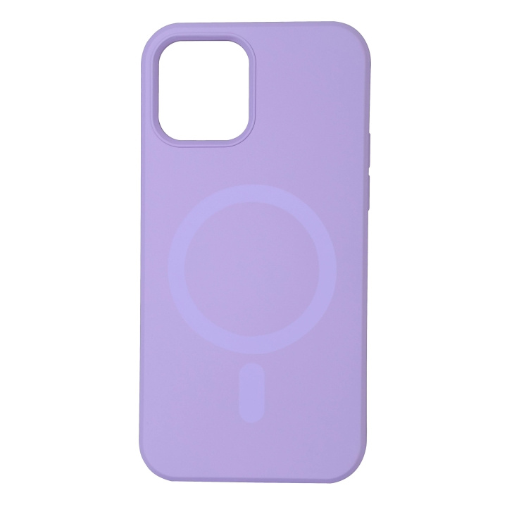 Essentials iPhone 12/12 Pro Silicone Mag back cover, Purple i gruppen SMARTTELEFON & NETTBRETT / Mobilbeskyttelse / Apple / iPhone 12 hos TP E-commerce Nordic AB (C65050)