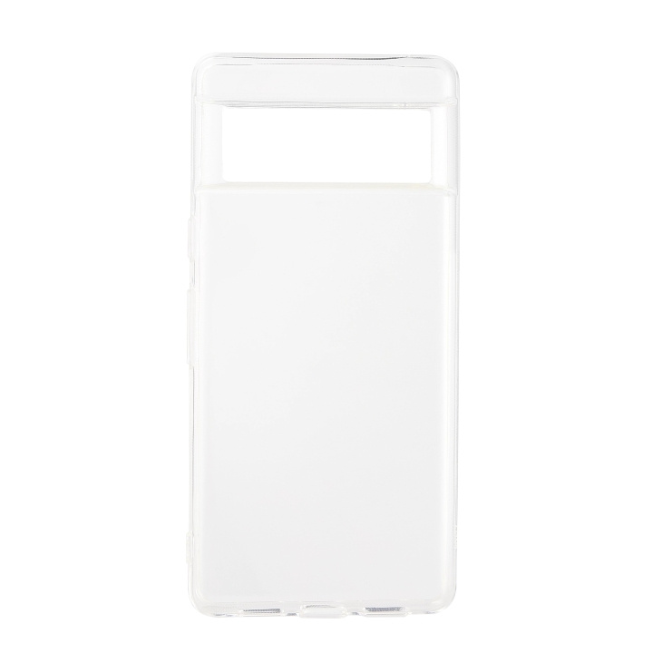 Essentials Google Pixel 6a TPU back cover, transparent i gruppen SMARTTELEFON & NETTBRETT / Mobilbeskyttelse / Google hos TP E-commerce Nordic AB (C65074)