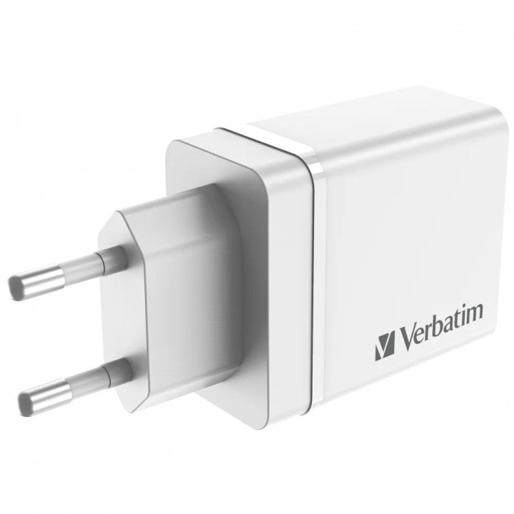 Verbatim CHR-30EU2 USB Charger 30W with 1 x USB-C® PD 20W i gruppen SMARTTELEFON & NETTBRETT / Ladere og Kabler / Vegglader / Vegglader Type C hos TP E-commerce Nordic AB (C65088)