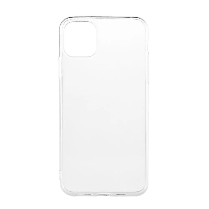 Essentials iPhone 11 Pro Max, TPU back cover, Transparent i gruppen SMARTTELEFON & NETTBRETT / Mobilbeskyttelse / Apple / iPhone 11 Pro Max hos TP E-commerce Nordic AB (C65189)