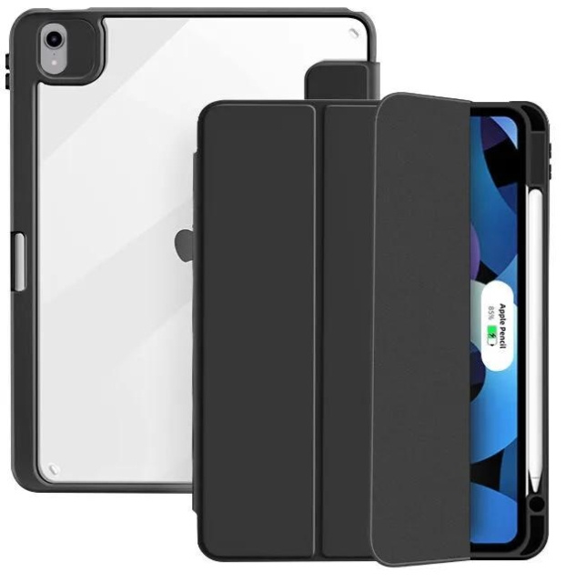 Puro iPad Mini 6th gen 2021 Zeta Smart Case, Black i gruppen SMARTTELEFON & NETTBRETT / Nettbrettbeskyttelse / Apple iPad hos TP E-commerce Nordic AB (C65304)