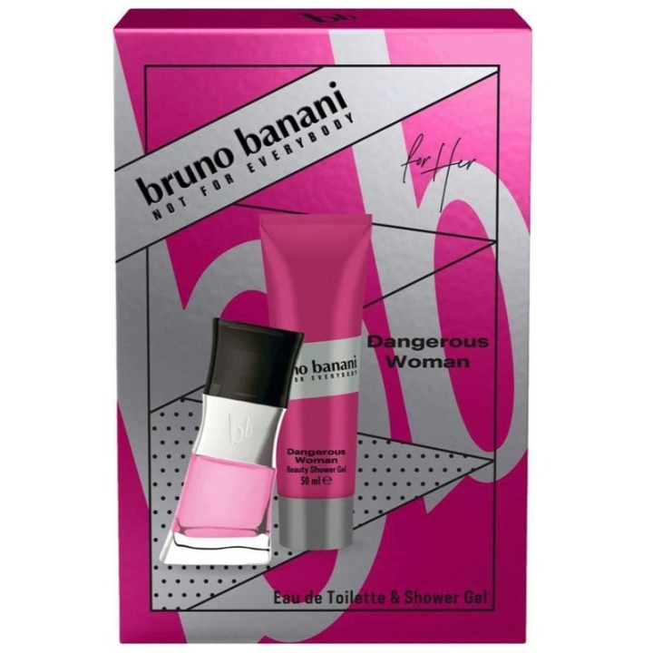 Bruno Banani Giftset Bruno Banani Dangerous Woman Edt 30ml + Shower Gel 50ml i gruppen HELSE OG SKJØNNHET / Gavesett / Gavesett for henne hos TP E-commerce Nordic AB (C65698)