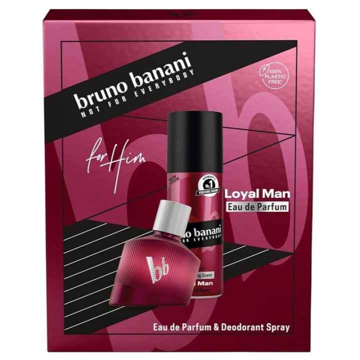 Bruno Banani Giftset Bruno Banani Loyal Man Edp 30ml + Deo Spray 50ml i gruppen HELSE OG SKJØNNHET / Gavesett / Gavesett for ham hos TP E-commerce Nordic AB (C65702)