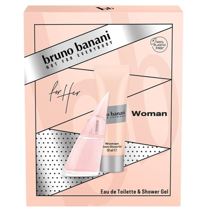 Bruno Banani Giftset Bruno Banani Woman Edt 30ml + Shower Gel 50ml i gruppen HELSE OG SKJØNNHET / Gavesett / Gavesett for henne hos TP E-commerce Nordic AB (C65705)