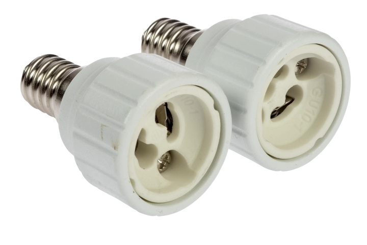 Nordic Quality Adapter E14 - GU10, 2st i gruppen Elektronikk / Lys / LED-lys hos TP E-commerce Nordic AB (C65758)