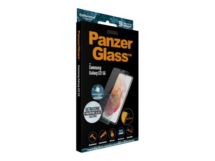 PanzerGlass Skærmbeskytter Transparent Samsung Galaxy S21 5G i gruppen SMARTTELEFON & NETTBRETT / Mobilbeskyttelse / Samsung hos TP E-commerce Nordic AB (C65922)