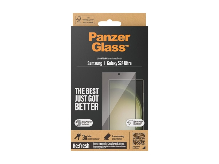 PanzerGlass Samsung Galaxy S24 Ultra i gruppen SMARTTELEFON & NETTBRETT / Mobilbeskyttelse / Samsung hos TP E-commerce Nordic AB (C65933)