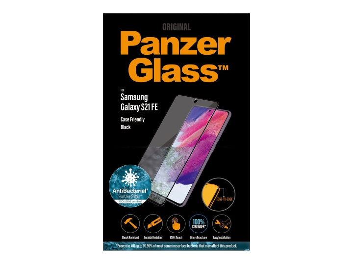 PanzerGlass Krystalklar Samsung Galaxy S21 FE 5G i gruppen SMARTTELEFON & NETTBRETT / Mobilbeskyttelse / Samsung hos TP E-commerce Nordic AB (C65939)