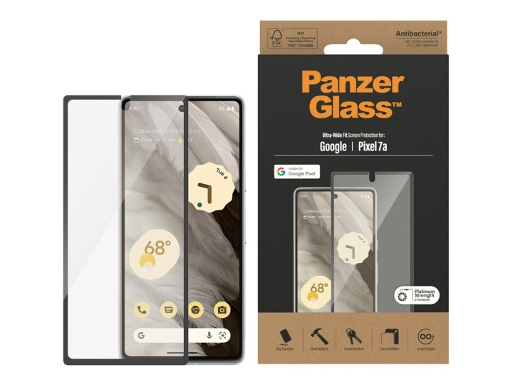 PanzerGlass Google Pixel 7a i gruppen SMARTTELEFON & NETTBRETT / Mobilbeskyttelse / Google hos TP E-commerce Nordic AB (C65945)