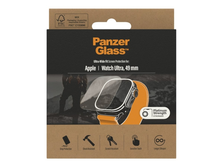 PanzerGlass Skærmbeskytter Smart watch Transparent Glas i gruppen SPORT, FRITID & HOBBY / Smartwatch og Aktivitetsmålere / Smartwatches hos TP E-commerce Nordic AB (C65957)