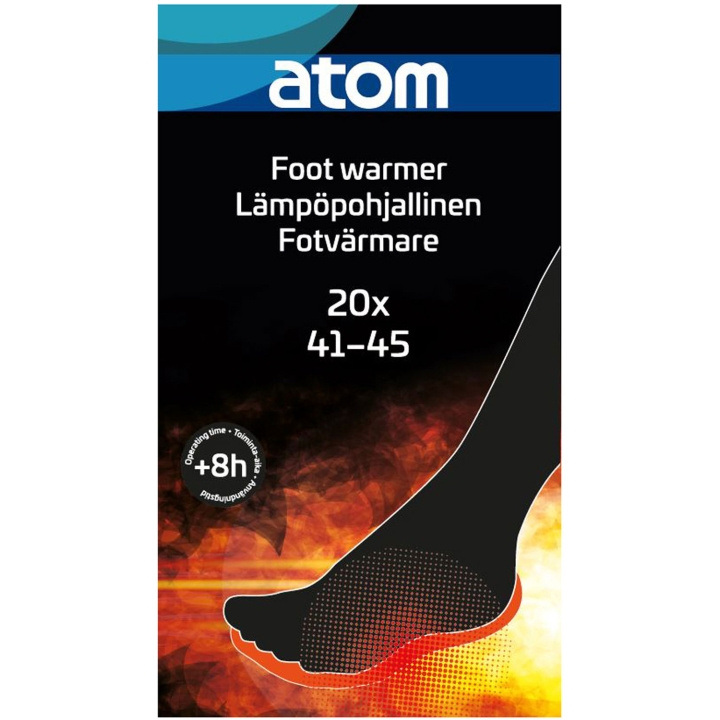 Atom Termisk innersula strl 41–45 20 st i gruppen SPORT, FRITID & HOBBY / Friluftsliv / Tilbehør hos TP E-commerce Nordic AB (C66005)