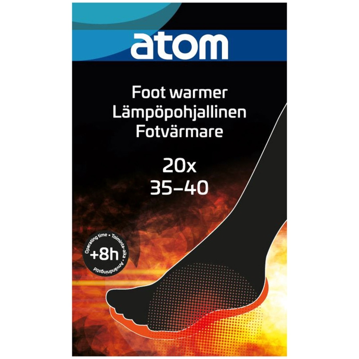 Atom Termisk innersula strl 35-40 20 st i gruppen SPORT, FRITID & HOBBY / Friluftsliv / Tilbehør hos TP E-commerce Nordic AB (C66006)