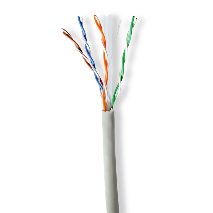 Nedis Nettverkskabelen Roll | CAT6 | Strandet | U/UTP | CCA | 305.0 m | Innendørs | Rund | PVC | Grå | Trekkboks i gruppen Datautstyr / Kabler og adaptere / Nettverk / Cat6 hos TP E-commerce Nordic AB (C66017)