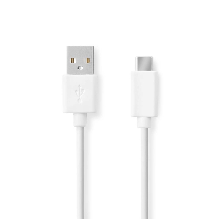 Nedis USB-kabel | USB 2.0 | USB-A Han | USB-C™ Hann | 60 W | 480 Mbps | Nikkel belagt | 1.00 m | Rund | PVC | Hvit | Boks i gruppen Datautstyr / Kabler og adaptere / USB / USB-C hos TP E-commerce Nordic AB (C66089)