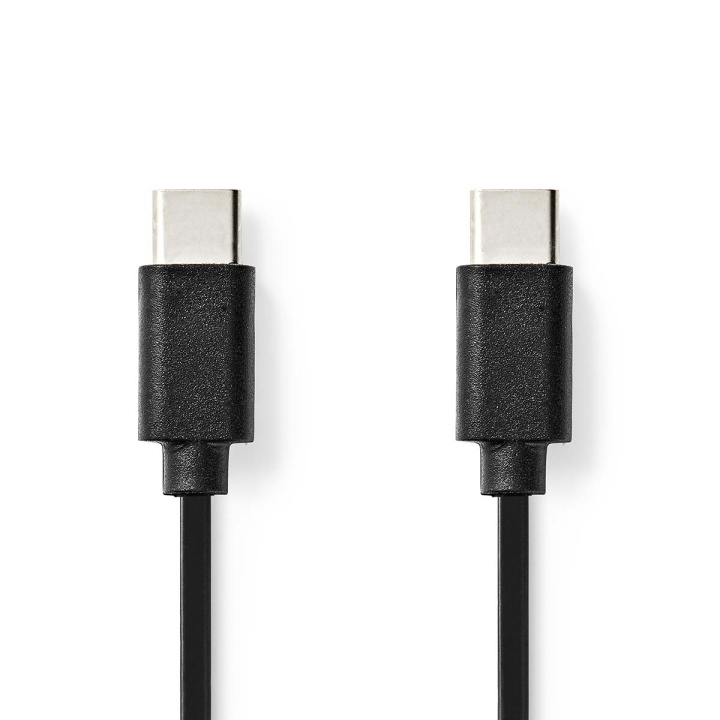 Nedis USB-kabel | USB 2.0 | USB-C™ Hann | USB-C™ Hann | 60 W | 480 Mbps | Nikkel belagt | 1.00 m | Rund | PVC | Sort | Boks i gruppen Datautstyr / Kabler og adaptere / USB / USB-C hos TP E-commerce Nordic AB (C66093)