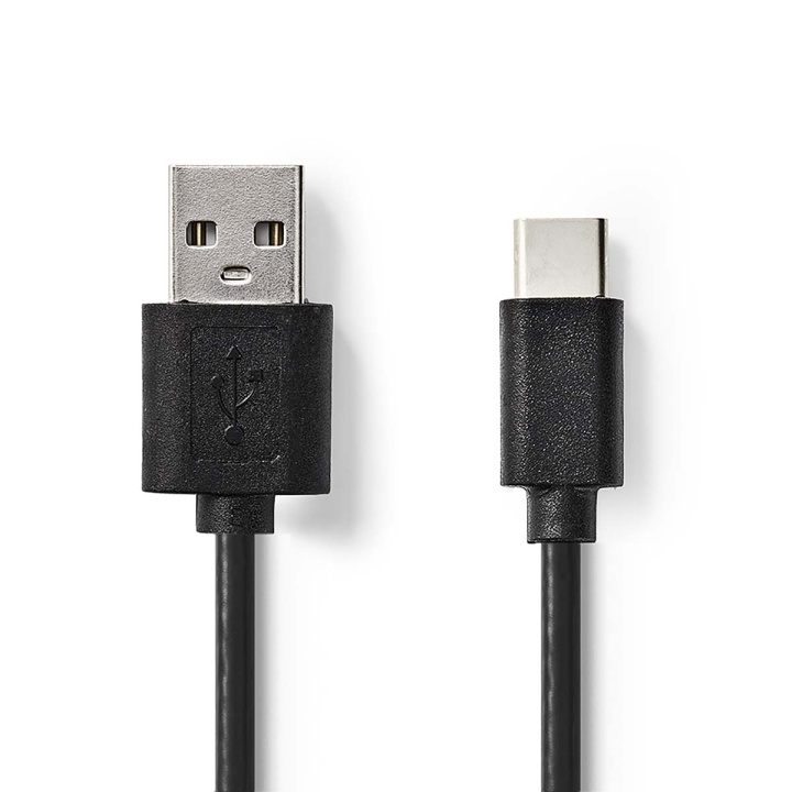 Nedis USB-kabel | USB 2.0 | USB-A Han | USB-C™ Hann | 5 W | 480 Mbps | Nikkel belagt | 1.00 m | Rund | PVC | Sort | Label i gruppen Datautstyr / Kabler og adaptere / USB / USB-C hos TP E-commerce Nordic AB (C66134)