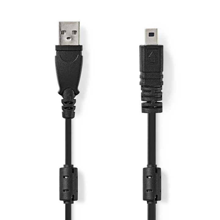 Nedis USB-kabel | USB 2.0 | USB-A Han | UC-E6 8-Pins Mann | 480 Mbps | Nikkel belagt | 2.00 m | Rund | PVC | Sort | Label i gruppen Datautstyr / Kabler og adaptere / USB / Mini-USB / Kabler hos TP E-commerce Nordic AB (C66139)