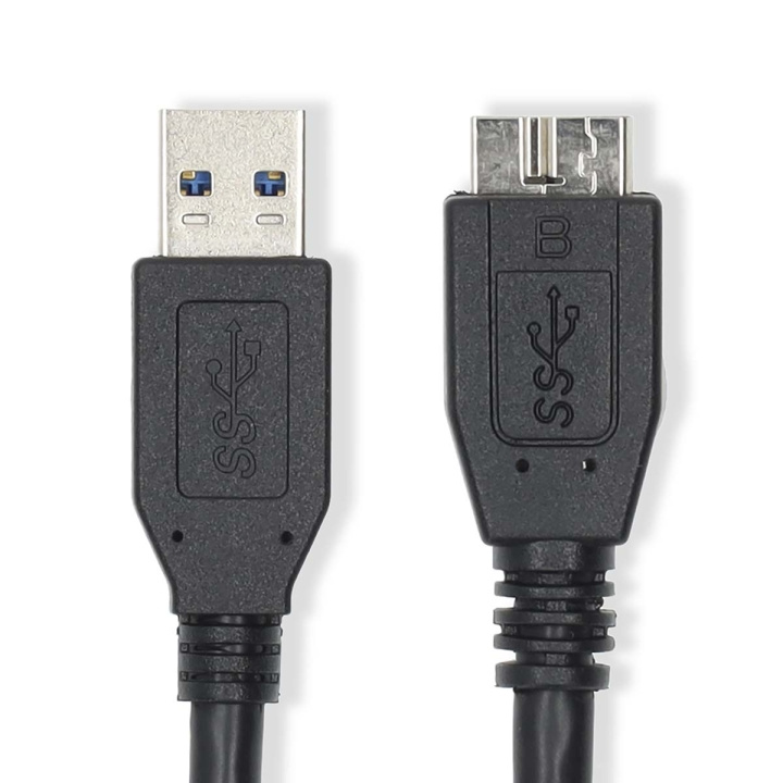 Nedis USB-kabel | USB 3.2 Gen 1 | USB-A Han | USB Micro-B Han | 5 Gbps | Nikkel belagt | 1.00 m | Rund | PVC | Sort | Label i gruppen Datautstyr / Kabler og adaptere / USB / Micro-USB / Kabler hos TP E-commerce Nordic AB (C66144)