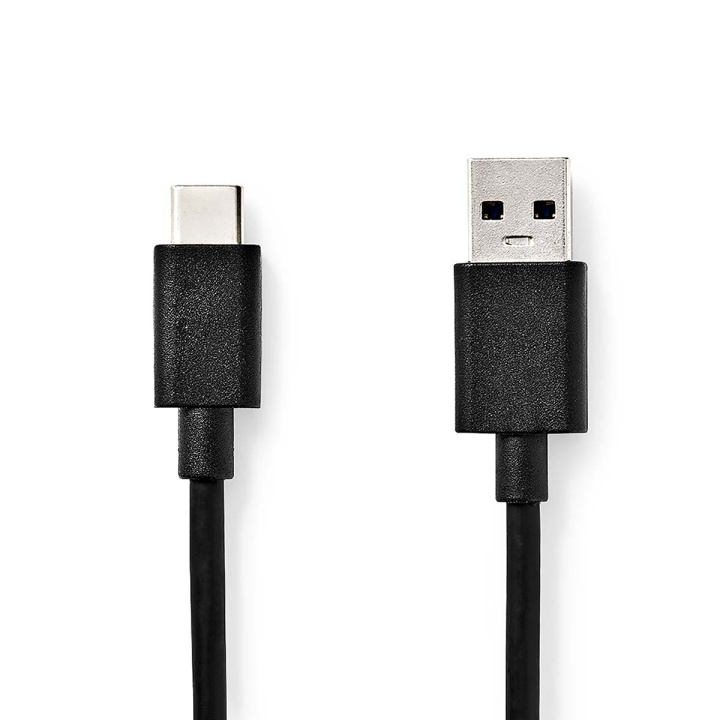 Nedis USB-kabel | USB 3.2 Gen 1 | USB-A Han | USB-C™ Hann | 15 W | 5 Gbps | Nikkel belagt | 1.00 m | Rund | PVC | Sort | Label i gruppen Datautstyr / Kabler og adaptere / USB / USB-C hos TP E-commerce Nordic AB (C66145)