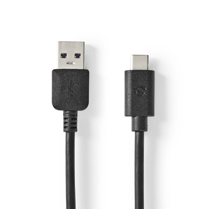 Nedis USB-kabel | USB 3.2 Gen 2 | USB-A Han | USB-C™ Hann | 60 W | 10 Gbps | Nikkel belagt | 1.00 m | Rund | PVC | Sort | Boks i gruppen Datautstyr / Kabler og adaptere / USB / USB-C hos TP E-commerce Nordic AB (C66169)