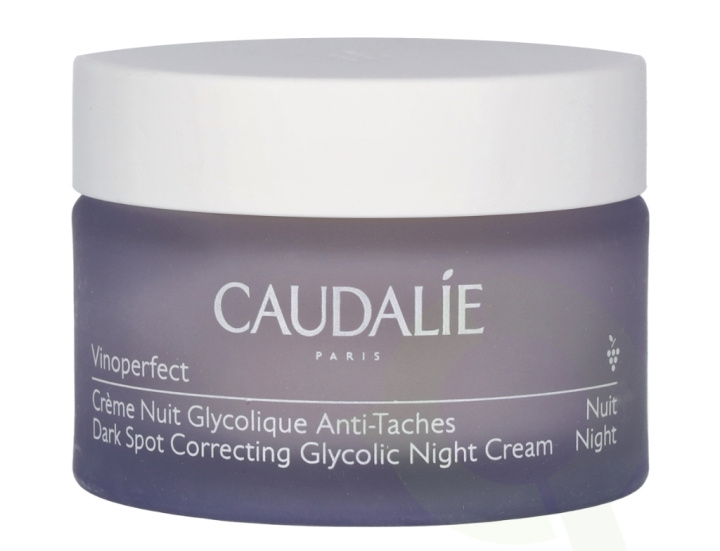 Caudalie Vinoperfect Dark Spot Corr. Glycolic Night Cream 50 ml i gruppen HELSE OG SKJØNNHET / Hudpleie / Ansikt / Ansiktskrem hos TP E-commerce Nordic AB (C66214)