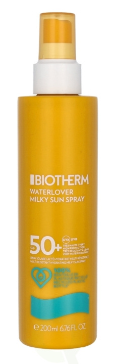 Biotherm Waterlover Sun Milk Spray SPF50+ 200 ml i gruppen HELSE OG SKJØNNHET / Hudpleie / Soling / Solkrem hos TP E-commerce Nordic AB (C66222)