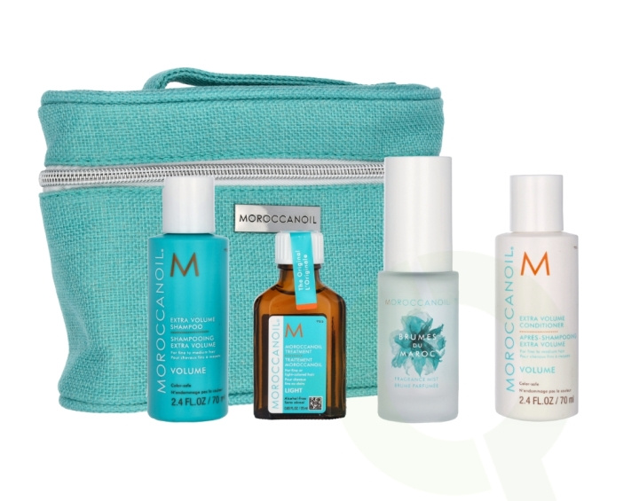 Moroccanoil Mini Travel Hydration Set 240 ml Shampoo 70ml/Conditioner 70ml/Mask 75ml/Treatment 25ml i gruppen HELSE OG SKJØNNHET / Gavesett / Gavesett for ham hos TP E-commerce Nordic AB (C66228)