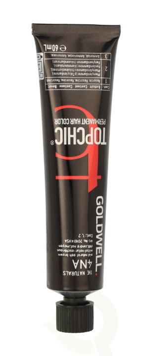 Goldwell Topchic Tube 60 ml 4Na i gruppen HELSE OG SKJØNNHET / Hår & styling / Hårpleie / Hårfarge / Hårfarge & Fargebombe hos TP E-commerce Nordic AB (C66271)