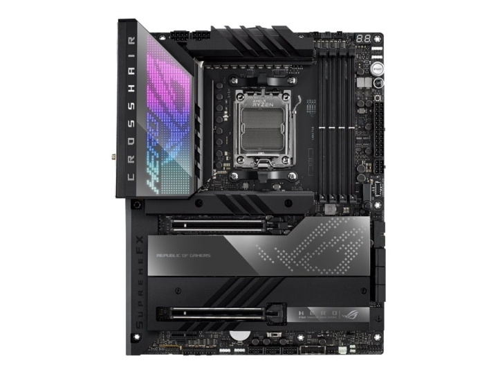 ASUS ROG CROSSHAIR X670E HERO ATX AM5 AMD X670 i gruppen Datautstyr / PC-Komponenter / Hovedkort hos TP E-commerce Nordic AB (C66329)