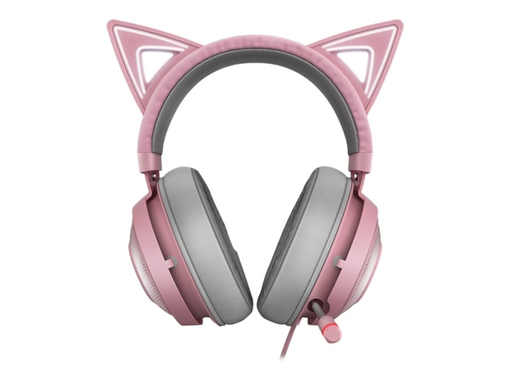 Razer Kraken Kitty Wired Headset Pink i gruppen Datautstyr / GAMING / Headset hos TP E-commerce Nordic AB (C66385)