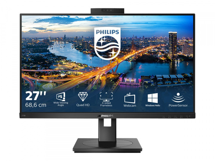 Philips B Line 275B1H 27 2560 x 1440 (2K) DVI HDMI DisplayPort 75Hz Pivot Screen i gruppen Datautstyr / Dataskjerm / Dataskjermer hos TP E-commerce Nordic AB (C66391)