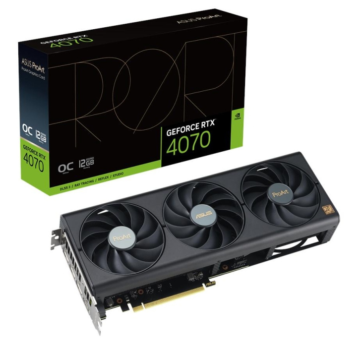 ASUS ProArt GeForce RTX 4070 Ti 12GB 12GB OC Edition i gruppen Datautstyr / PC-Komponenter / Skjermkort hos TP E-commerce Nordic AB (C66476)