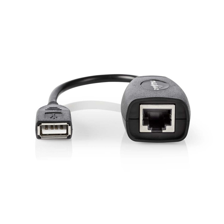 Nedis Aktiv USB-kabel | USB 1.1 | USB-A Han | RJ45 Hun | 12 Mbps | 0.20 m | Rund | Nikkel belagt | PVC | Kobber | Boks i gruppen Datautstyr / Kabler og adaptere / USB / USB-A / Adaptere hos TP E-commerce Nordic AB (C66652)